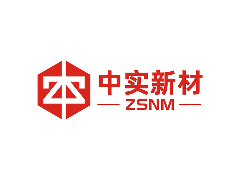 周都响的ZSNM/中实新材/中实新材（北京）科技有限公司LOGO设计