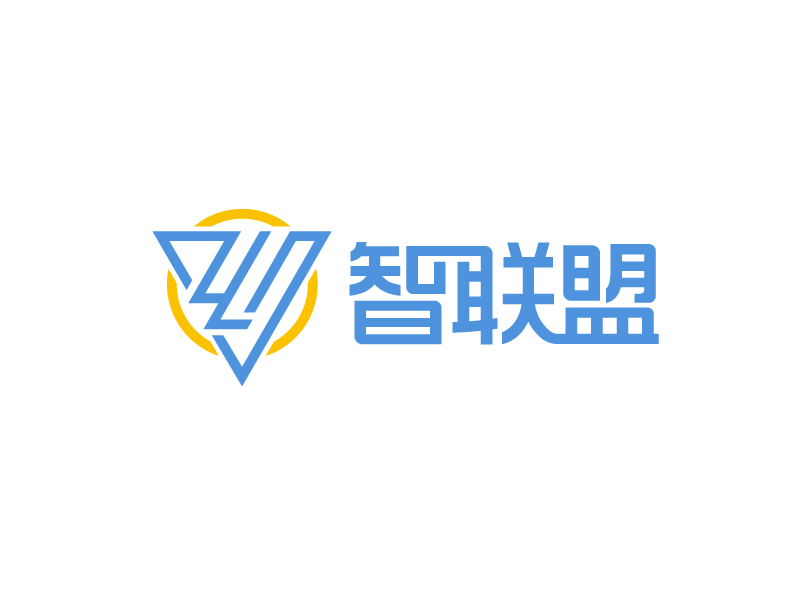 唐国强的智联盟logo设计