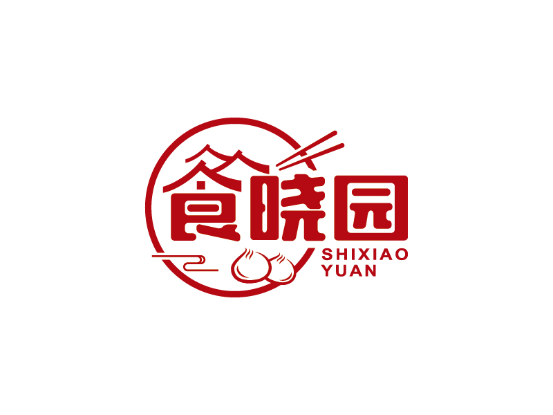 王涛的食晓园logo设计