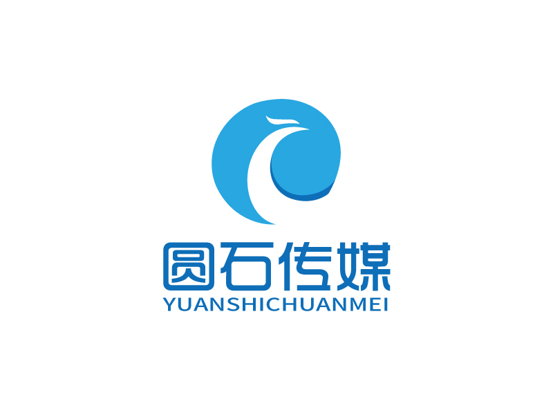 张俊的圆石传媒logo设计