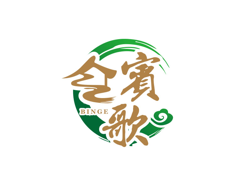 朱红娟的宾歌logo设计