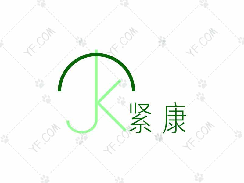 YF.com的紧康/广州彼岸生物科技有限公司logo设计
