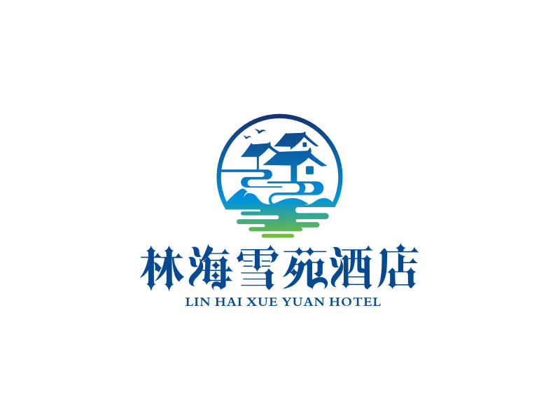 杨福的林海雪苑酒店logo设计