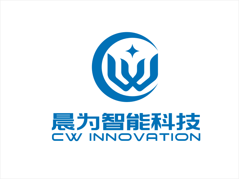 梁宗龙的晨为智能科技 CW Innovationlogo设计
