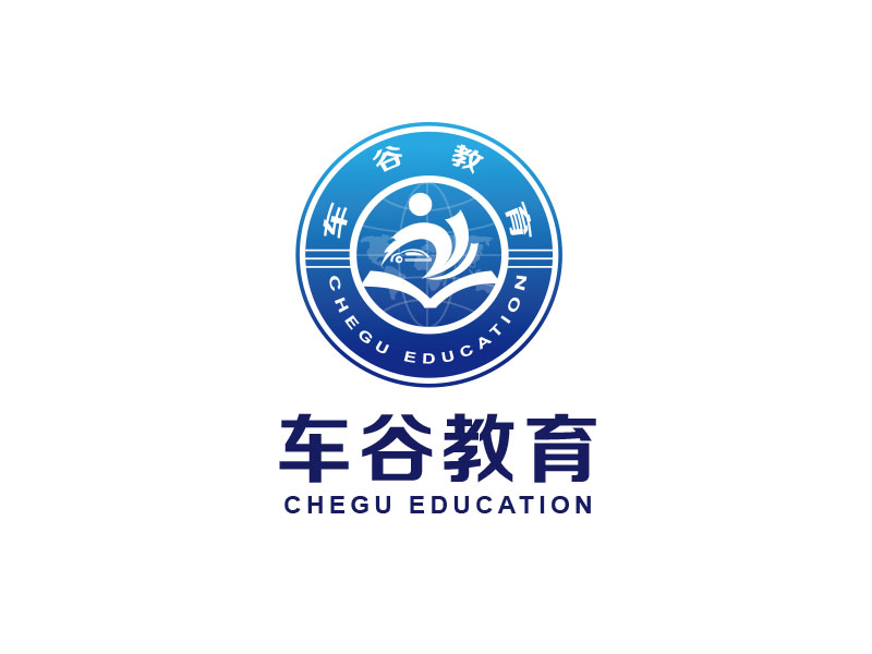 朱红娟的车谷教育logo设计