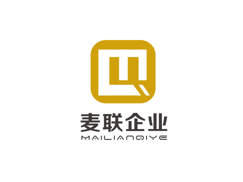 朱红娟的贵州麦联企业管理有限公司logo设计