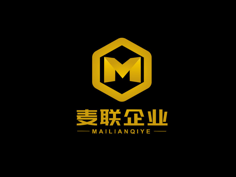 朱红娟的贵州麦联企业管理有限公司logo设计