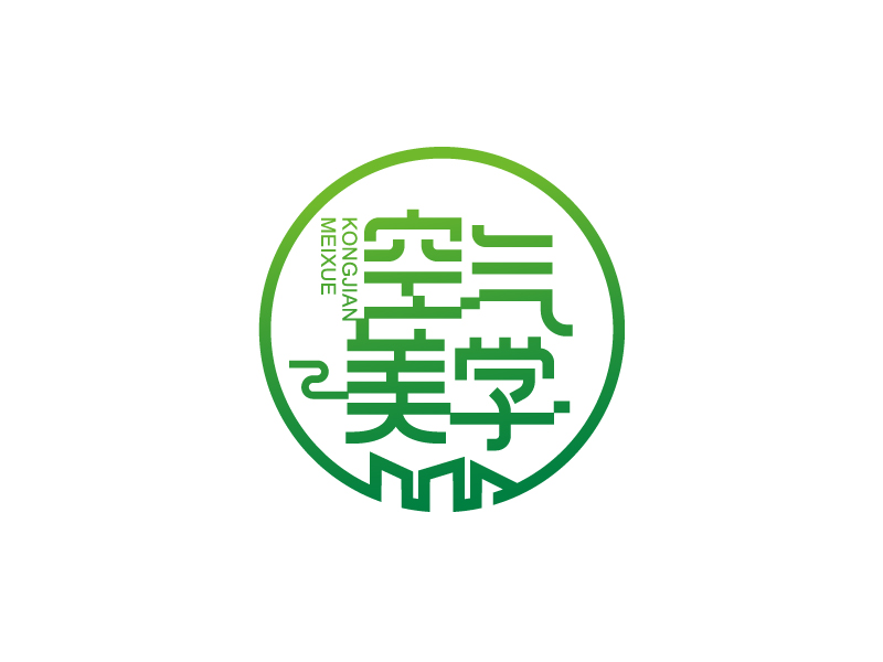 叶美宝的空气美学logo设计