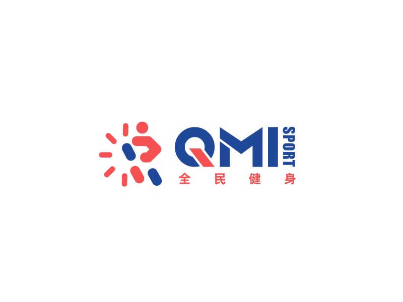 姜彦海的QMIsport全民健身logo设计