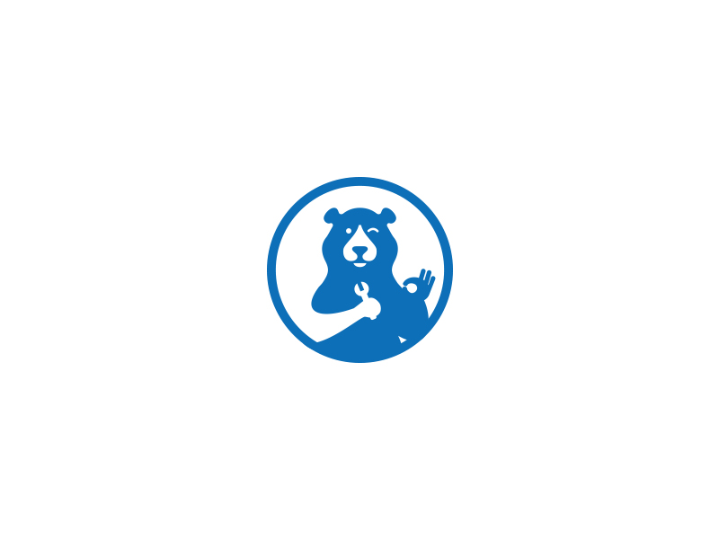 黄安悦的熊熊养、熊大养、熊二养logo设计
