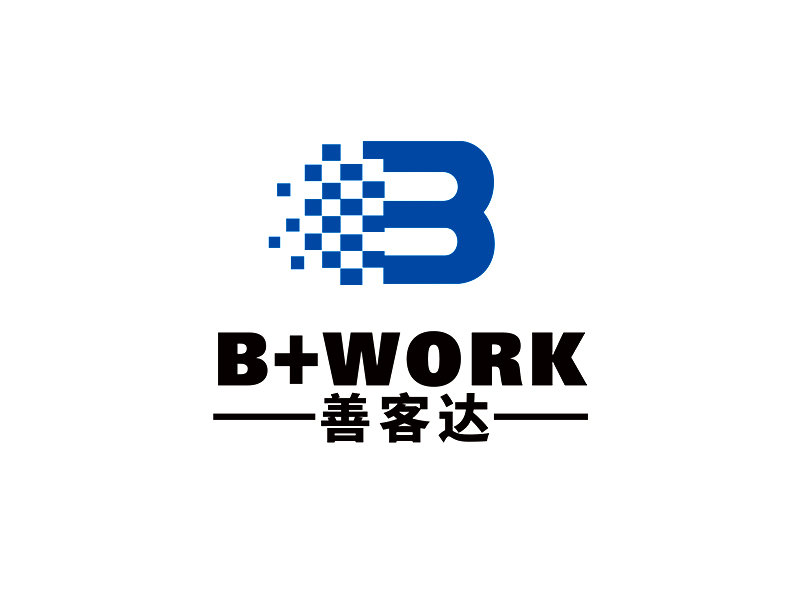 李杰的B+WORK  善客达logo设计