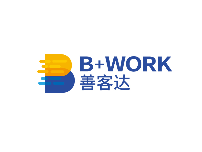张俊的B+WORK  善客达logo设计