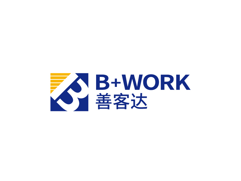 张俊的B+WORK  善客达logo设计