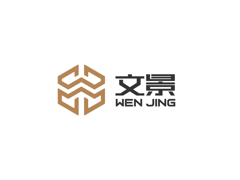 唐国强的文景logo设计