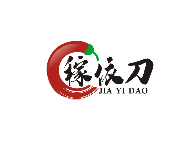 梁宗龙的稼依刀logo设计