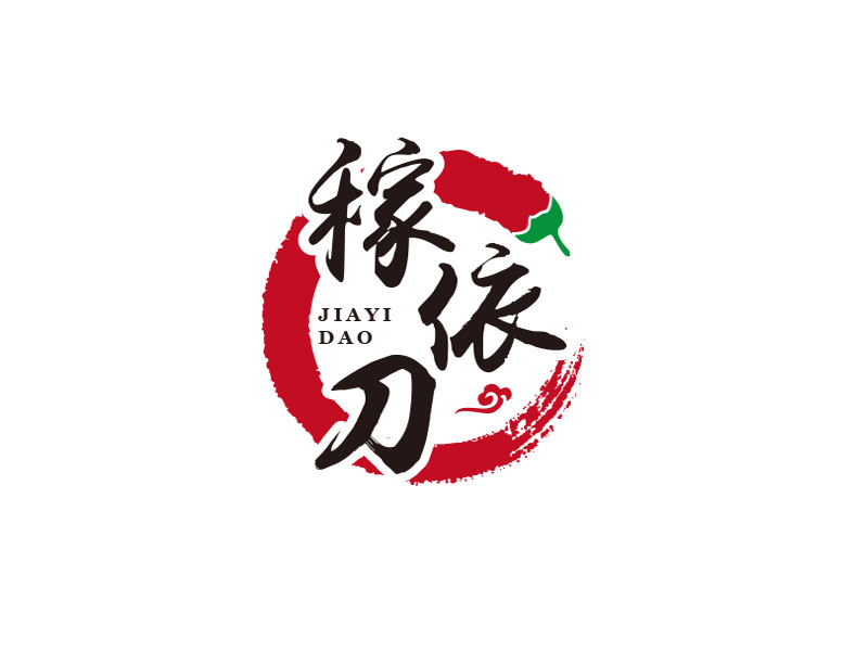 朱红娟的稼依刀logo设计