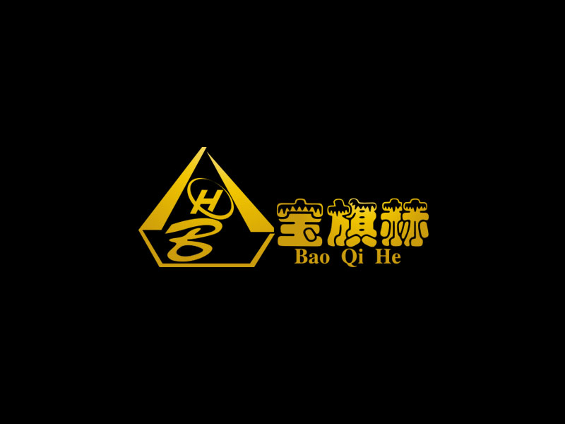 朱红娟的宝旗赫超硬材料有限公司logo设计