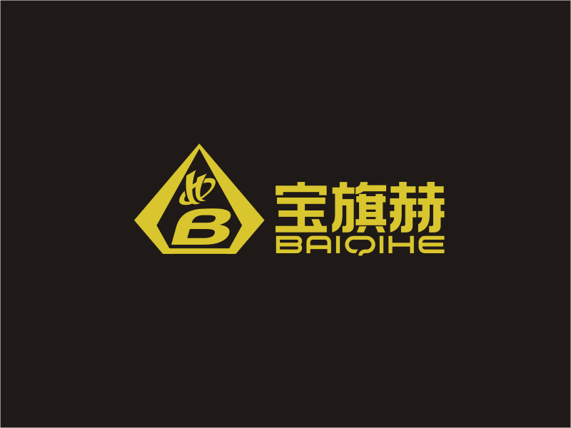 梁宗龙的宝旗赫超硬材料有限公司logo设计
