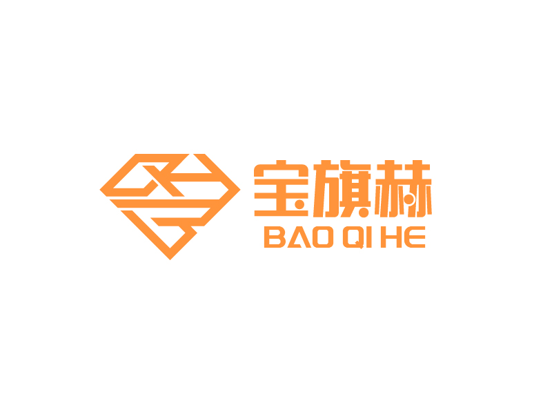 唐国强的宝旗赫超硬材料有限公司logo设计