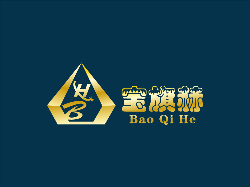 宝旗赫超硬材料有限公司LOGO设计 - LOGO123