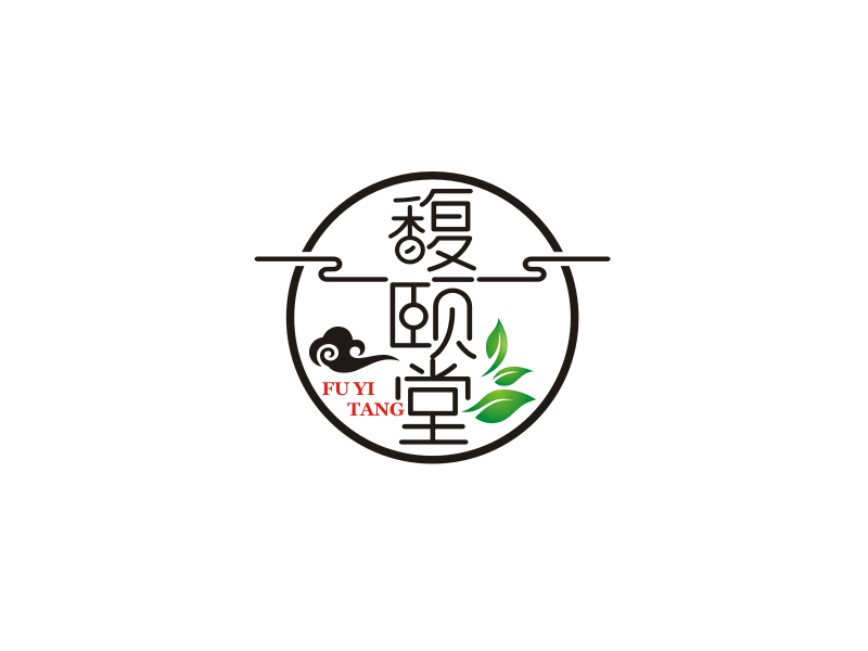 梁宗龙的馥颐堂茶叶logo设计