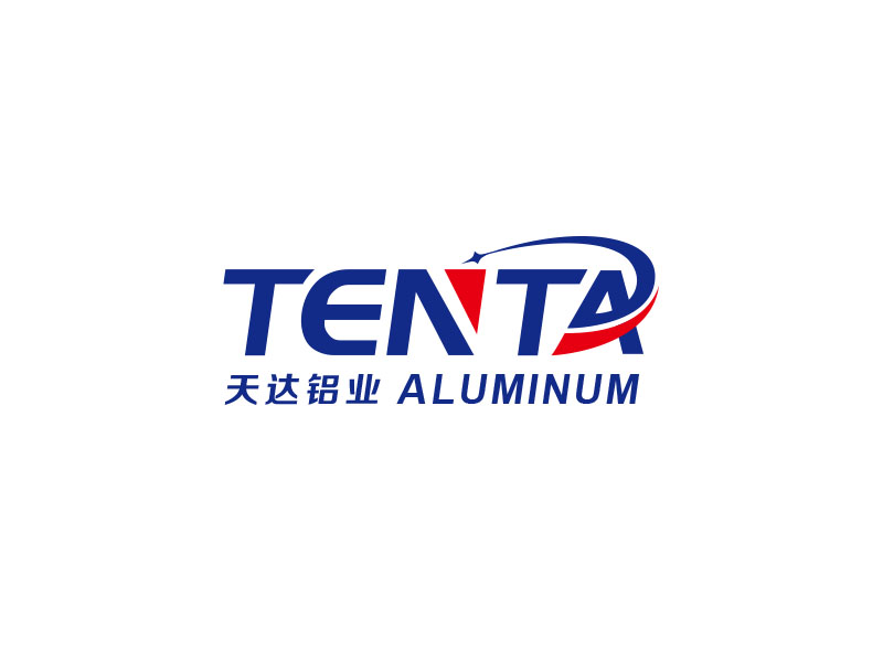 朱红娟的天达铝业 Tenta Aluminumlogo设计