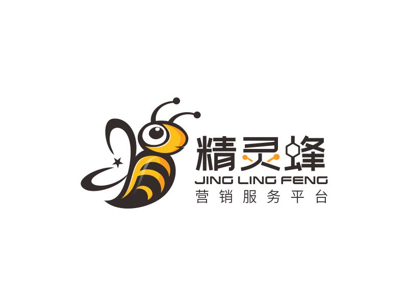 邓建平的精灵蜂logo设计