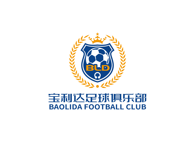 张俊的宝利达足球俱乐部logo设计
