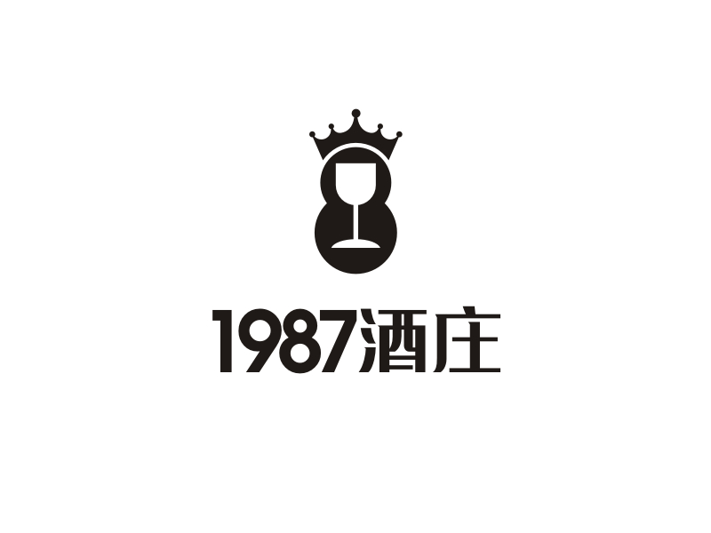梁宗龙的1987酒庄logo设计