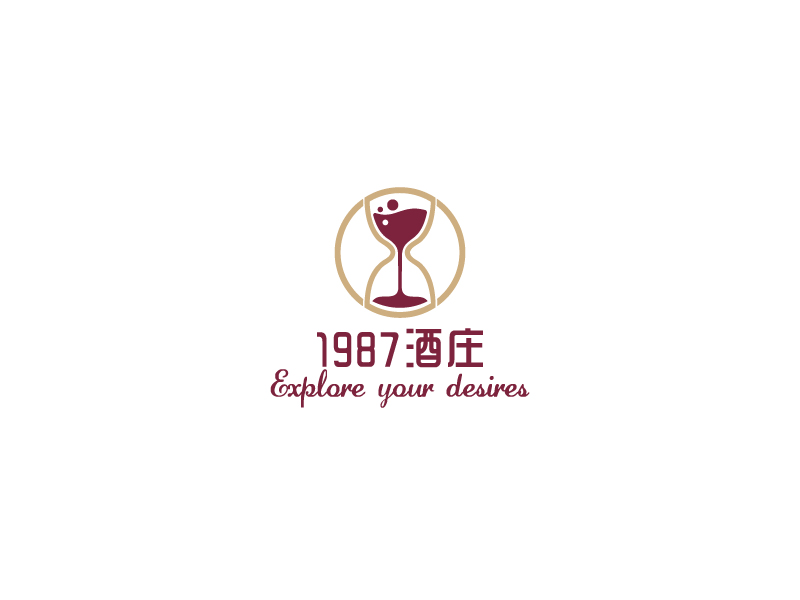 马丞的1987酒庄logo设计