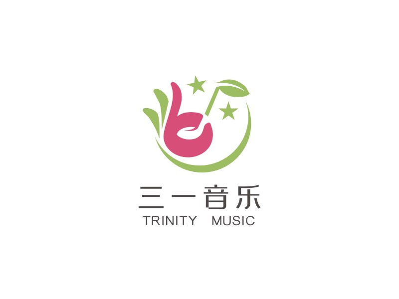 姜彦海的三一音乐logo设计
