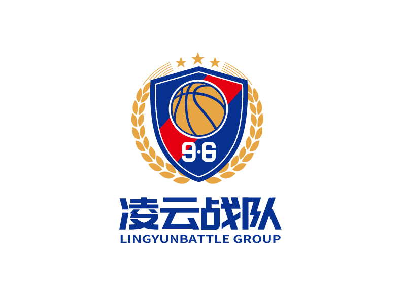 张俊的篮球队徽，班徽logo设计