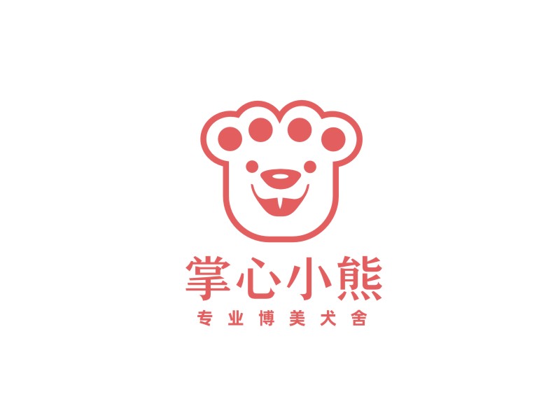 姜彦海的掌心小熊logo设计