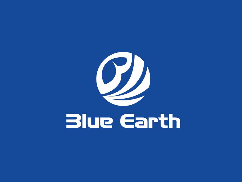 何嘉健的Blue Earth劳保用品行业logo设计