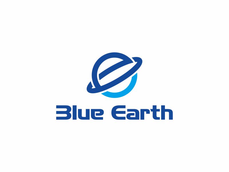 何嘉健的Blue Earth劳保用品行业logo设计
