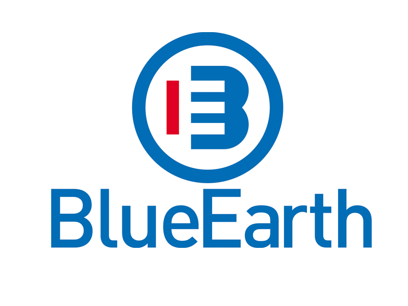 赵鹏的Blue Earth劳保用品行业logo设计