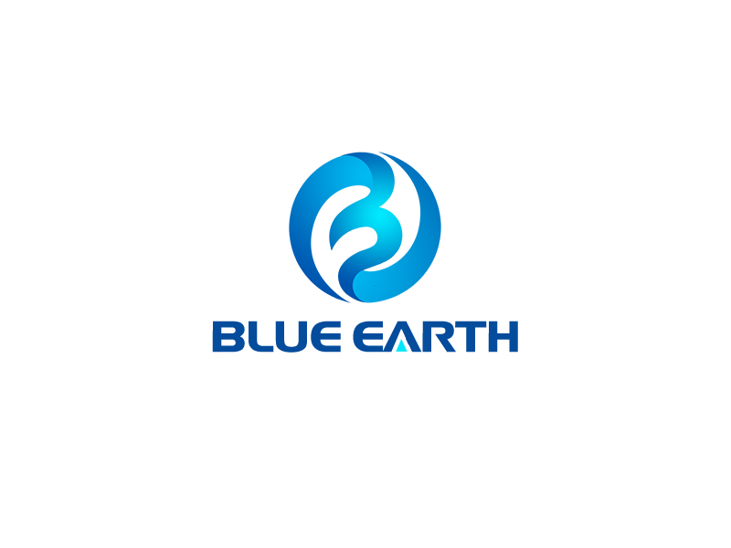 余亮亮的Blue Earth劳保用品行业logo设计