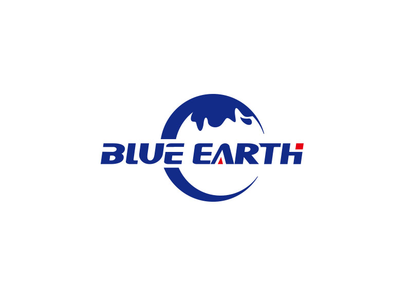 朱红娟的Blue Earth劳保用品行业logo设计