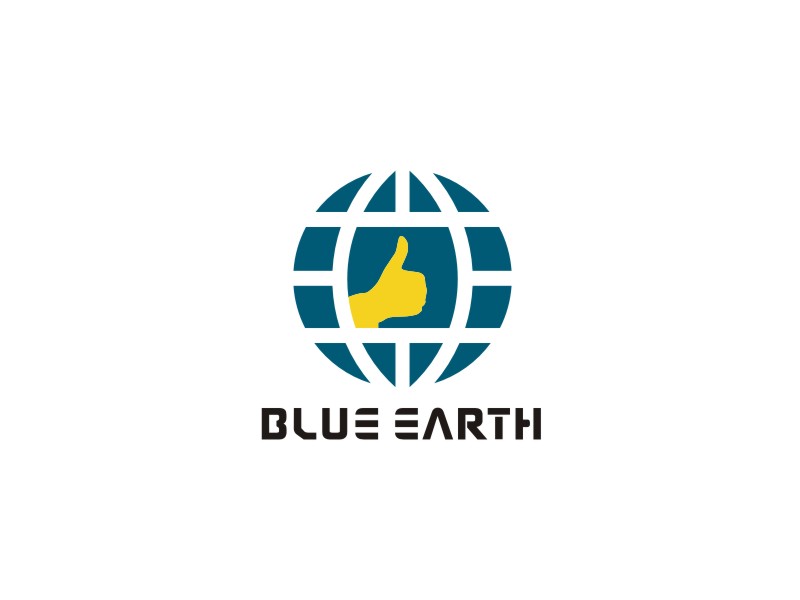 姜彦海的Blue Earth劳保用品行业logo设计