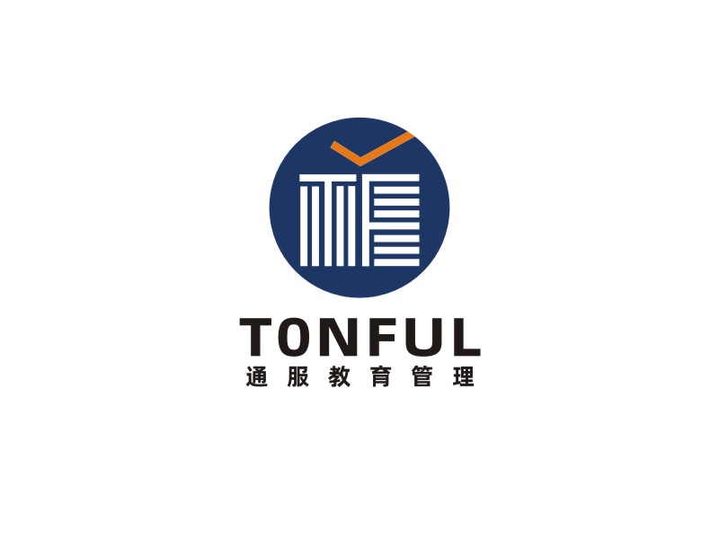 姜彦海的T0NFUL通服教育管理logo设计