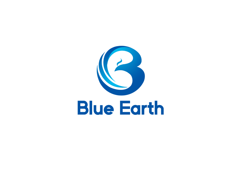 余亮亮的Blue Earth劳保用品行业logo设计