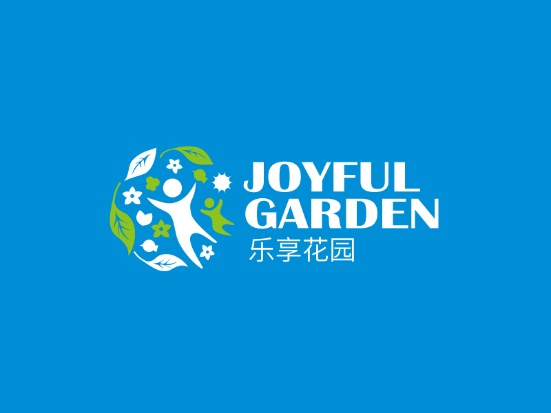 张俊的JOYFUL GARDEN/乐享花园logo设计