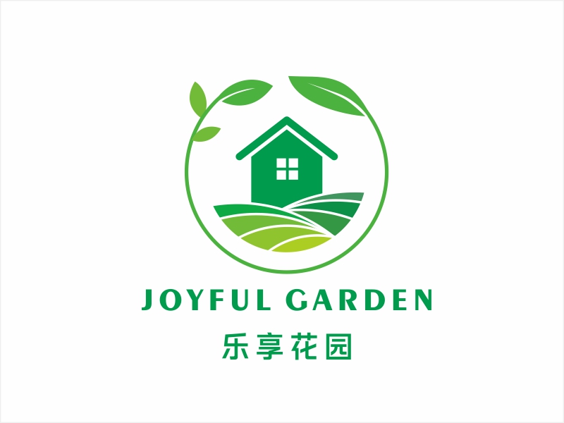 Ming的JOYFUL GARDEN/乐享花园logo设计