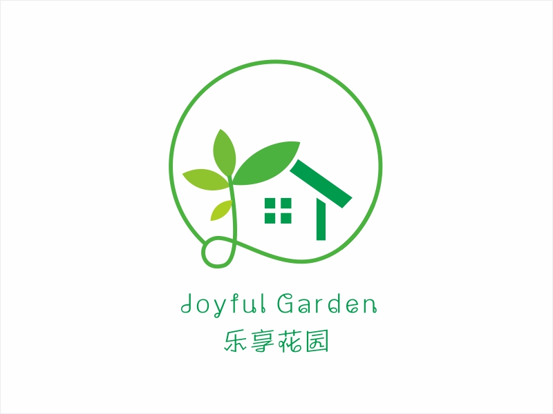 Ming的JOYFUL GARDEN/乐享花园logo设计