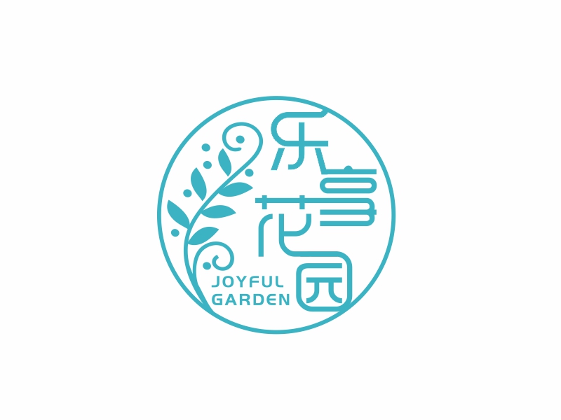 闫冬的JOYFUL GARDEN/乐享花园logo设计