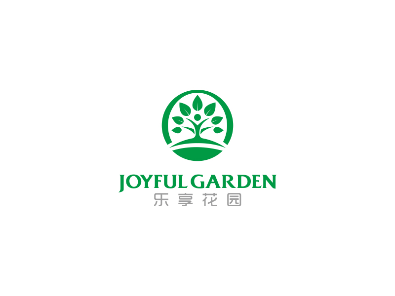 林万里的JOYFUL GARDEN/乐享花园LOGO设计