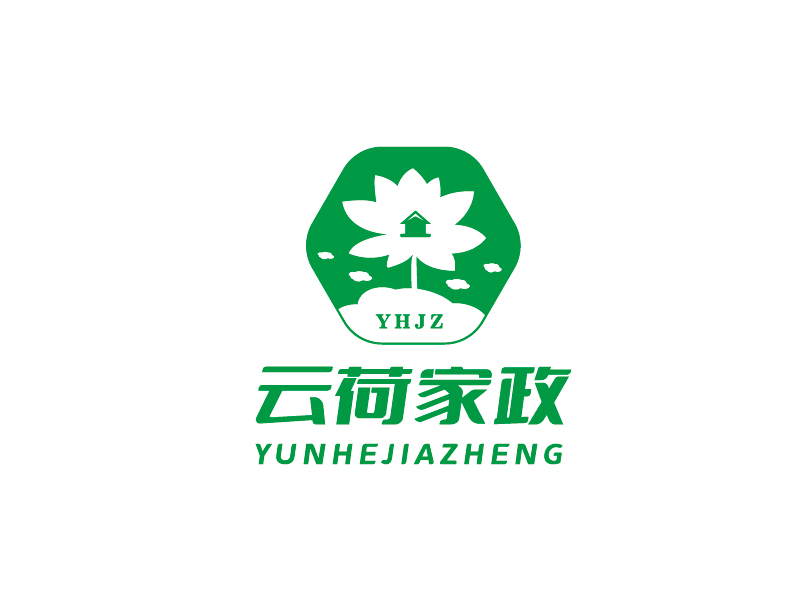 李宁的上海云荷家政服务有限公司logo设计