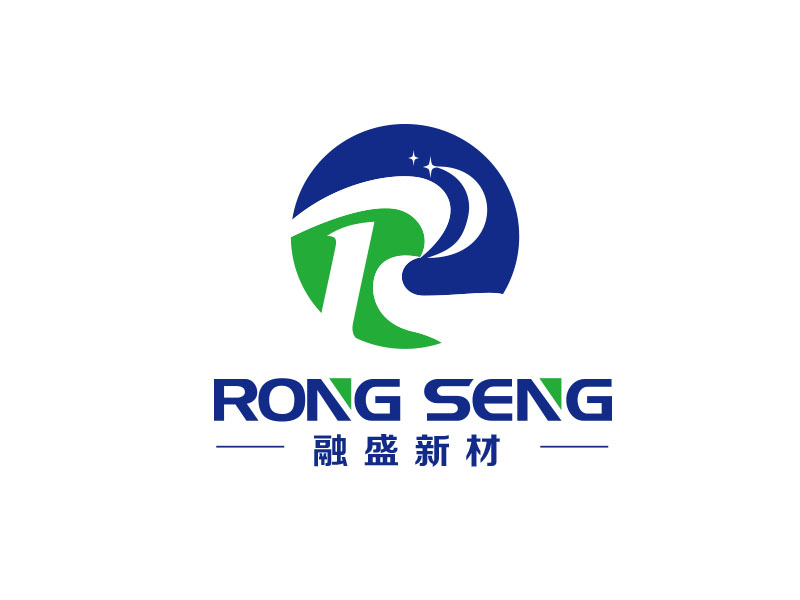 朱红娟的融盛新材 RONG SENGlogo设计