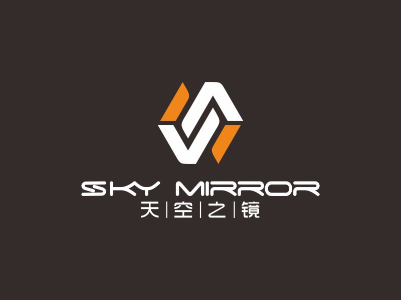 何嘉健的天空之镜 Sky MIrrorlogo设计