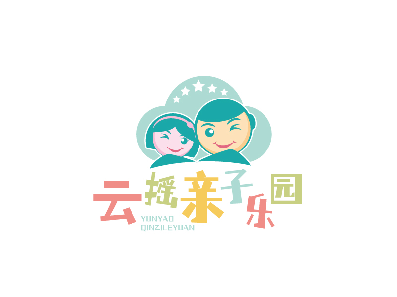张俊的云摇亲子乐园logo设计